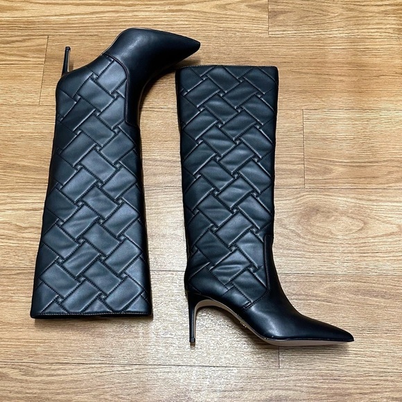 Kurt Geiger Quilted knee high boots - Picture 2 of 15